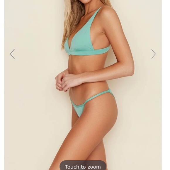 Sea Green Cheeky Swim Bottoms - Picture 3 of 8